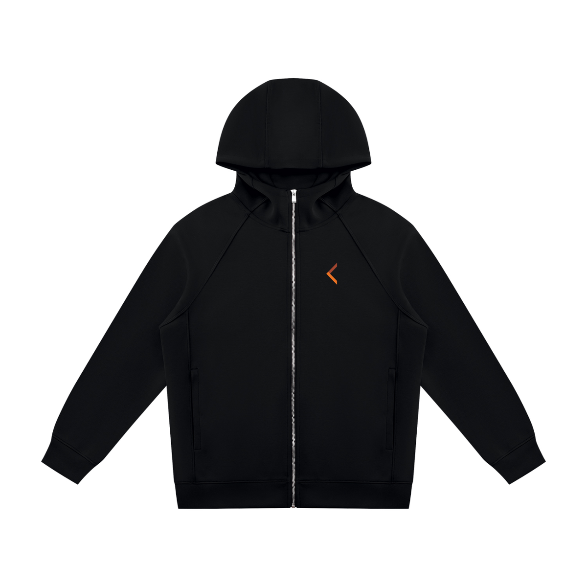 Unisex Raglan Full Zip Hoodie
